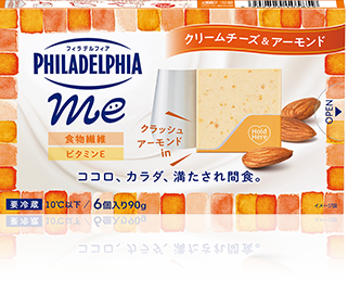 フィラデルフィアｍｅ６Ｐ　クリームチーズ＆アーモンドの商品画像