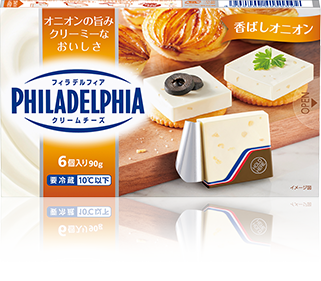 フィラデルフィアクリームチーズ6P 香ばしオニオンの商品画像